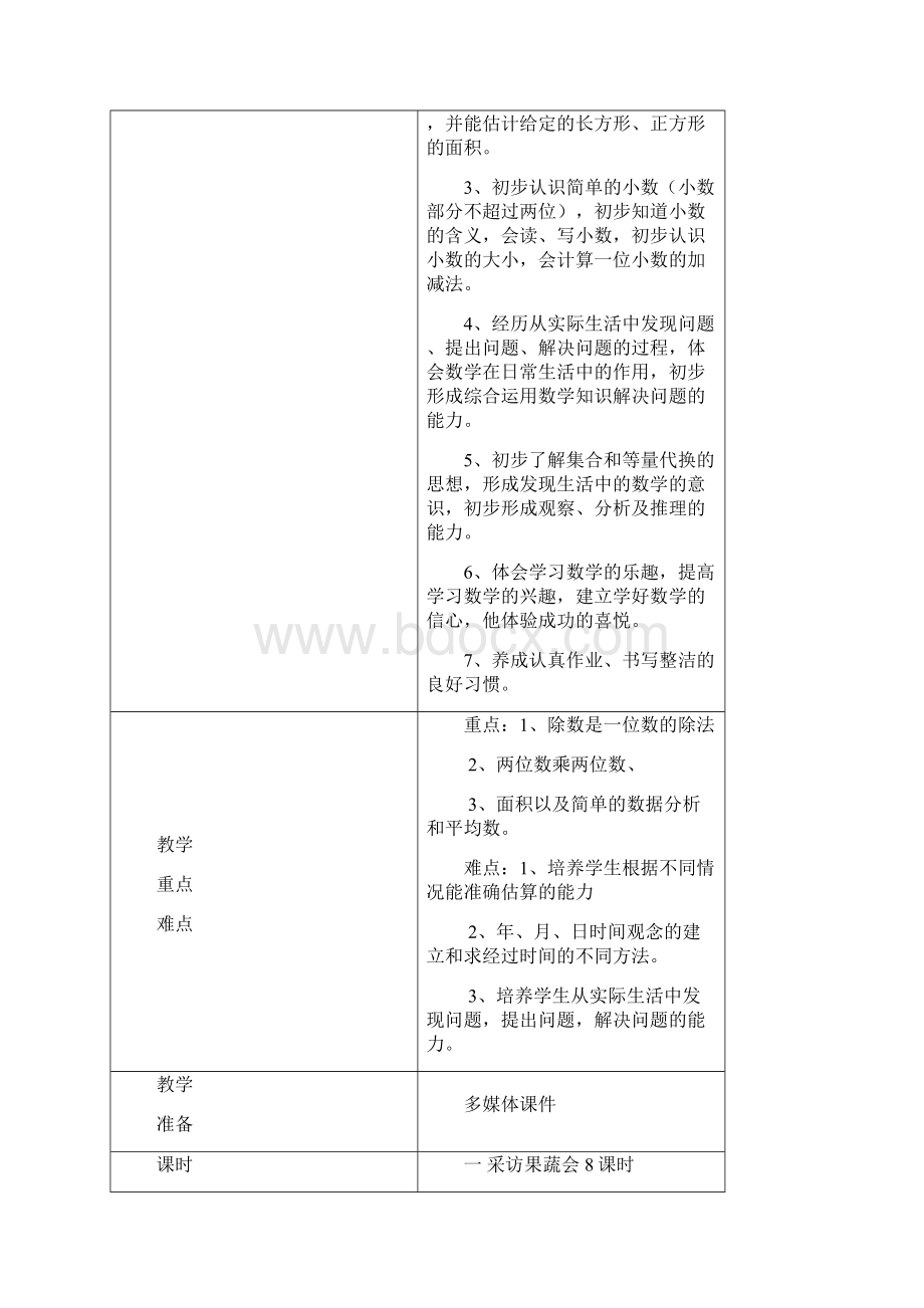 青岛版三年级数学下 第一单元备课.docx_第2页