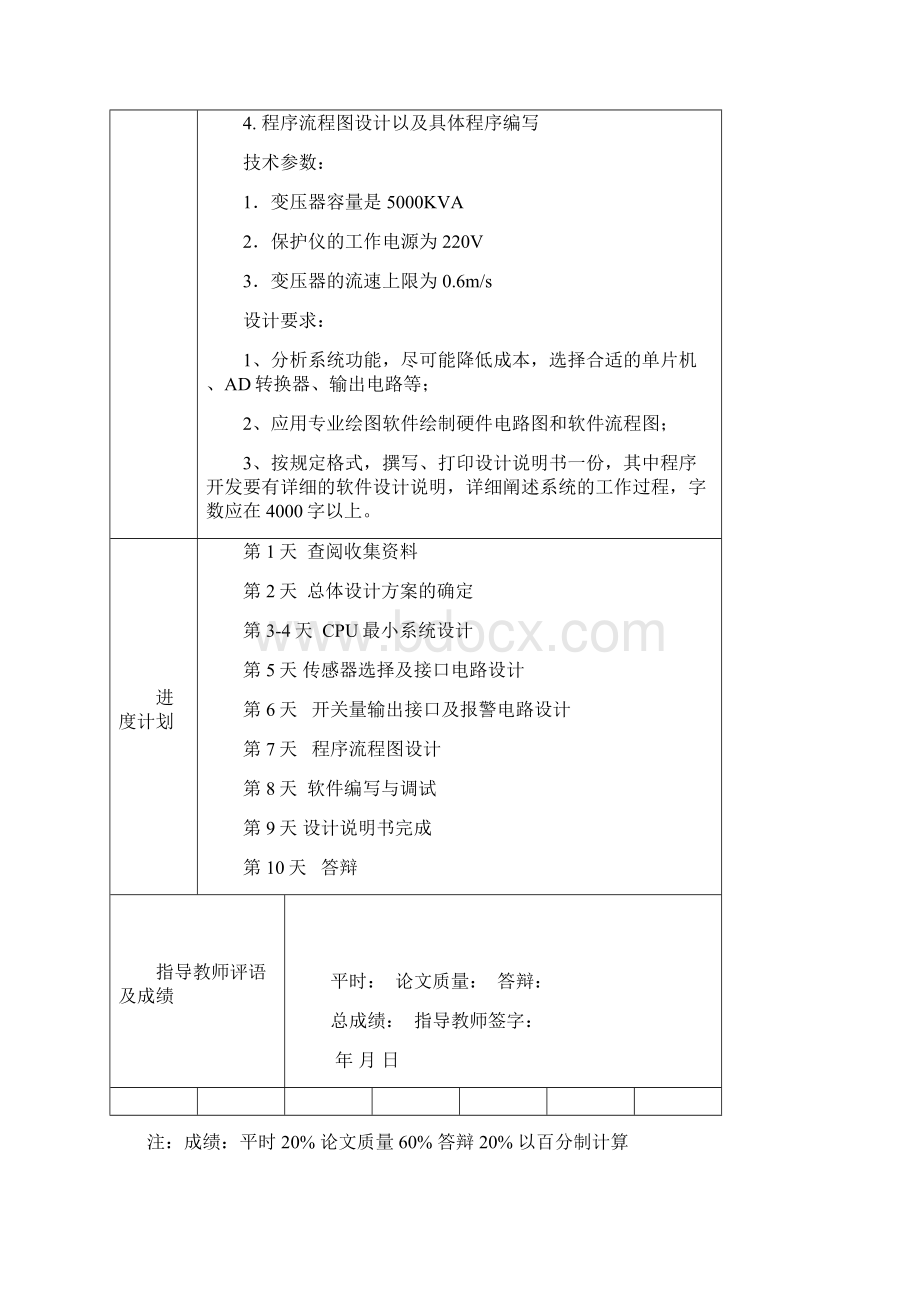 变压器瓦斯保护仪设计解读.docx_第2页