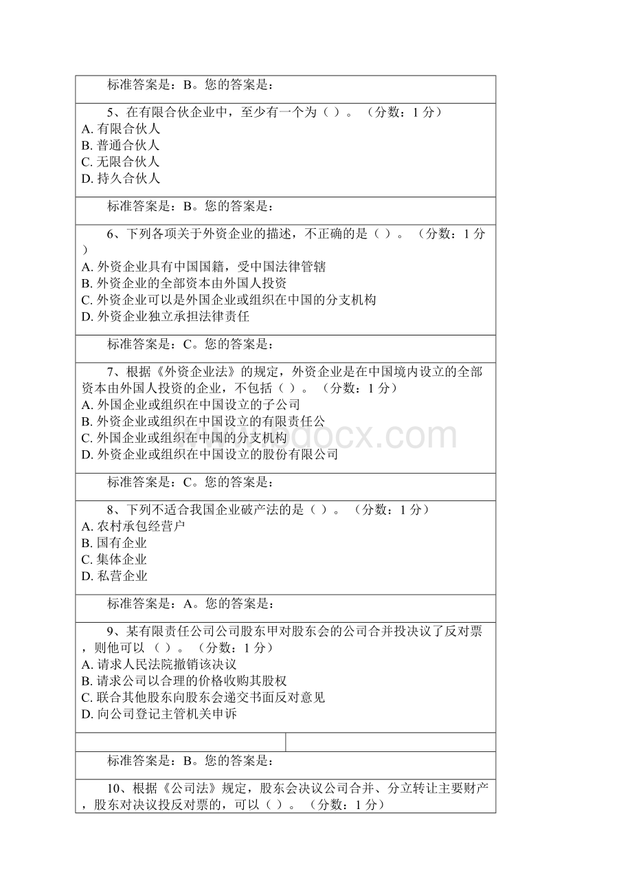 经济法概述阶段测试.docx_第2页