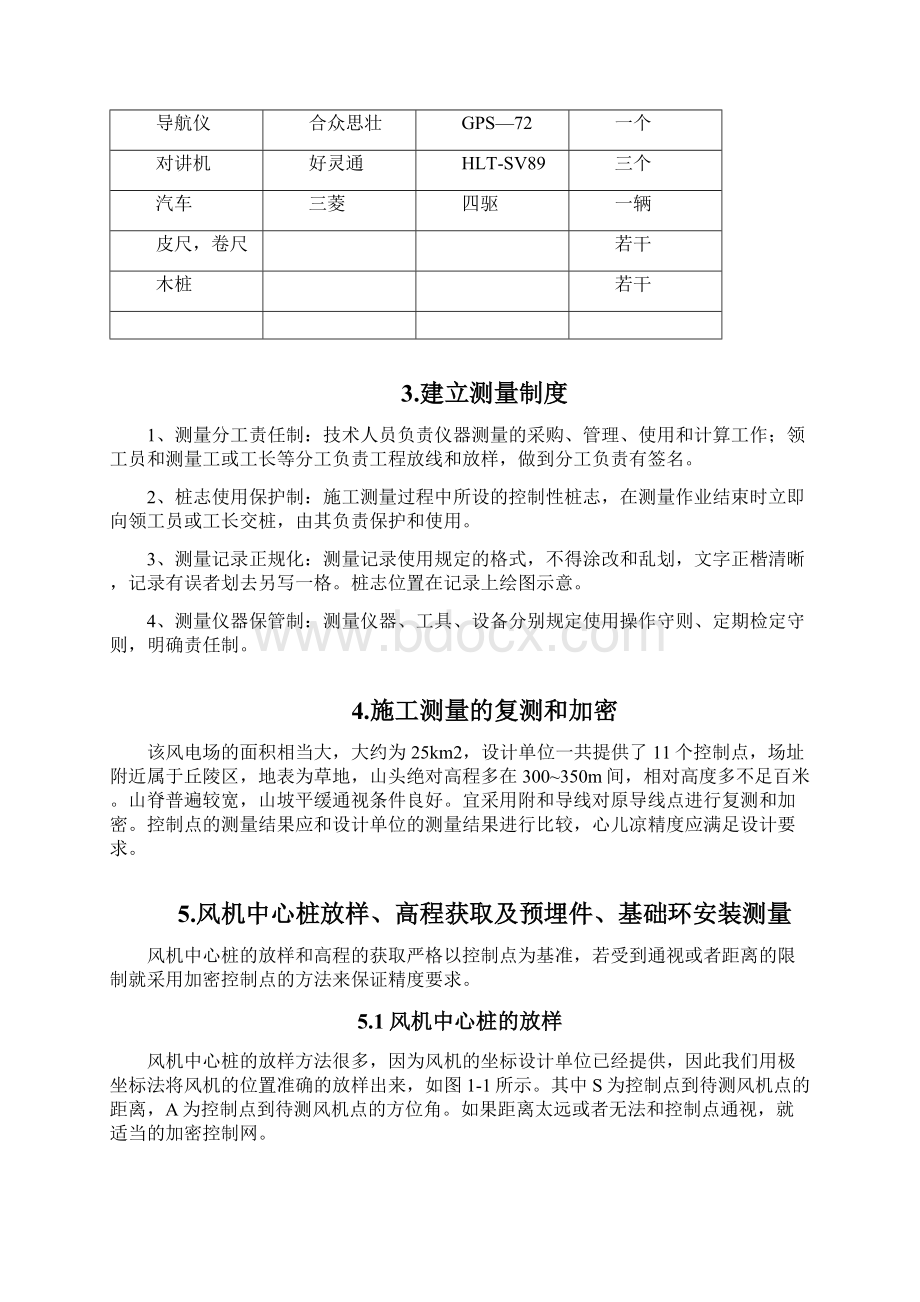 荆竹山风电工程项目部测量方案.docx_第3页