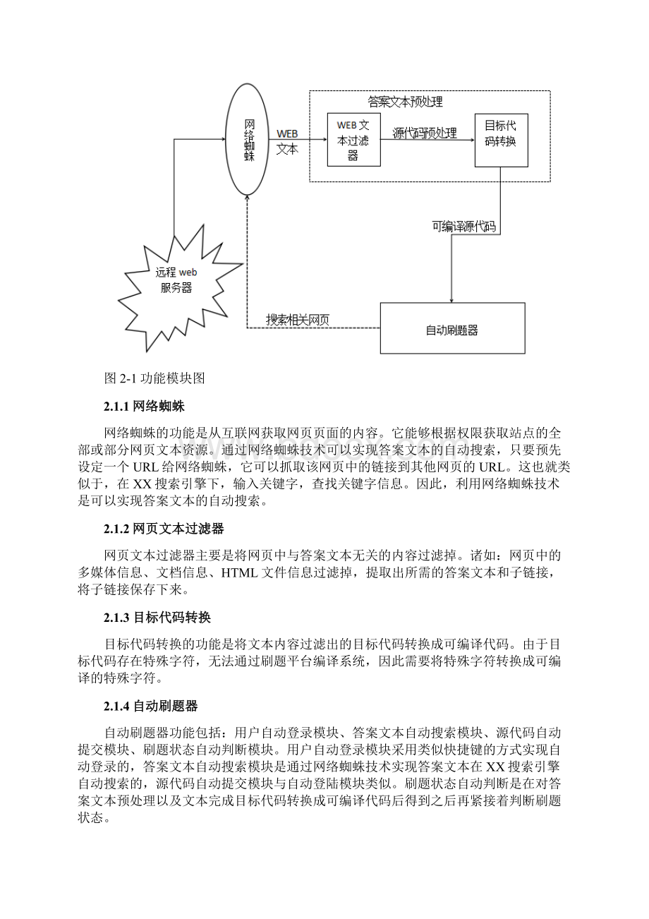 基于网络蜘蛛的ACM自动刷题系统设计与实现DOC.docx_第3页