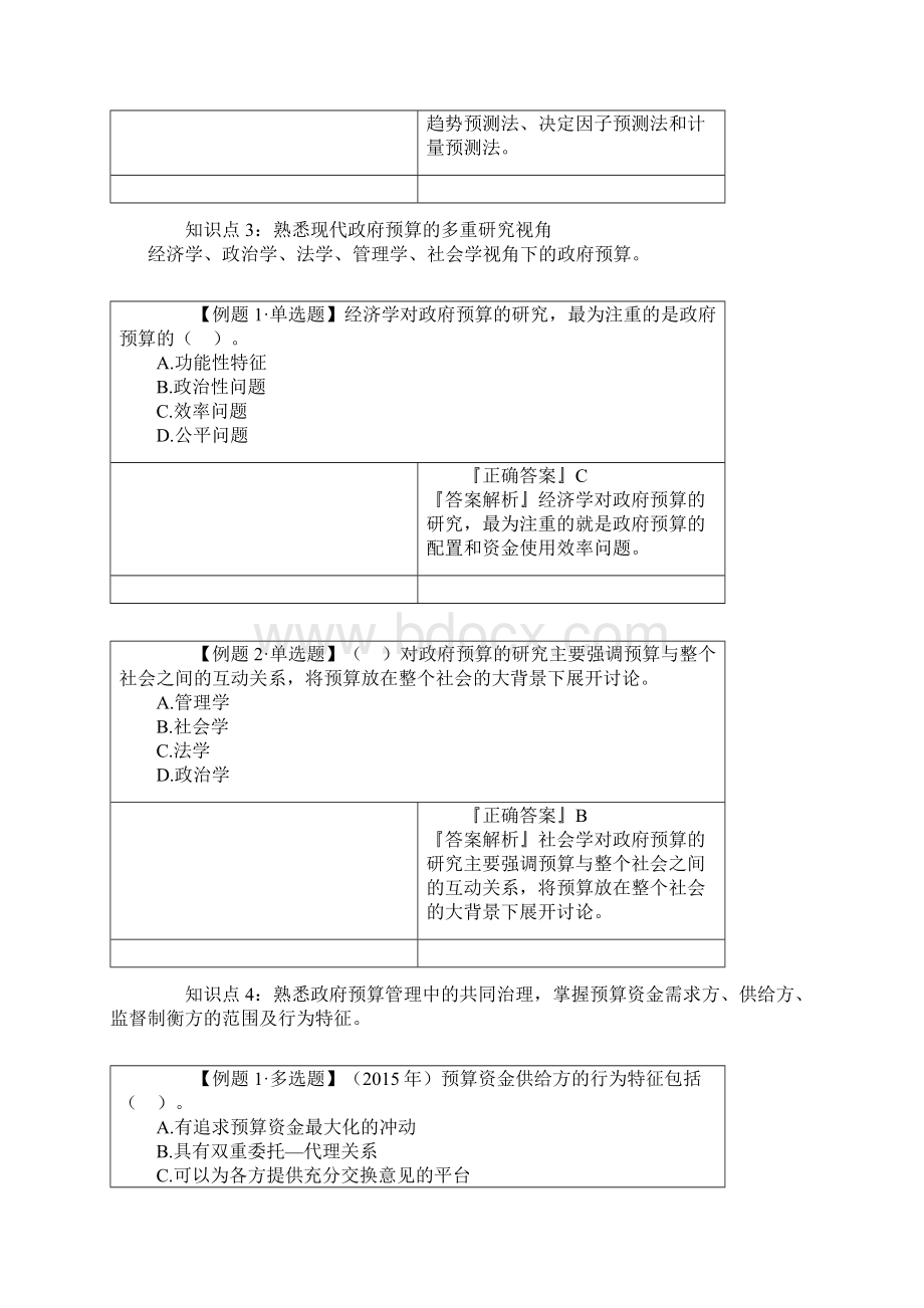 第十章 政府预算理论与管理制度练习题.docx_第3页