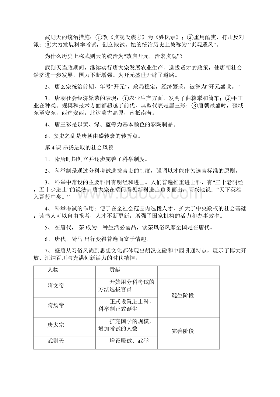 七年级历史下册期终复习提纲北师大版.docx_第2页