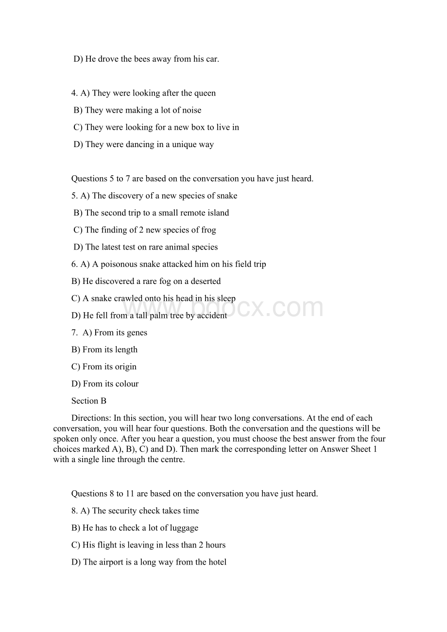 大学英语四级真题及答案详解doc.docx_第2页