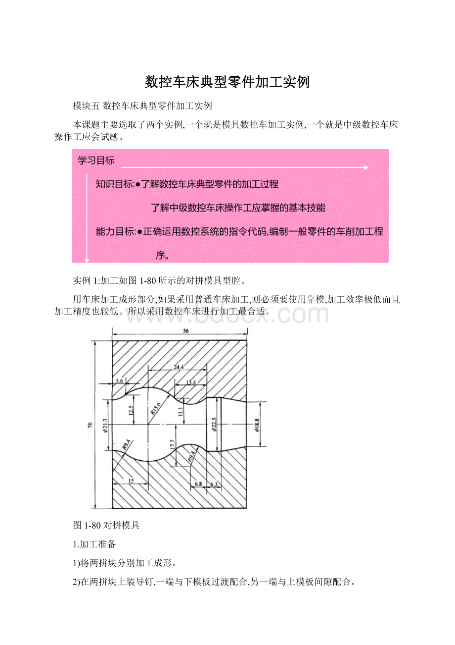 数控车床典型零件加工实例.docx_第1页