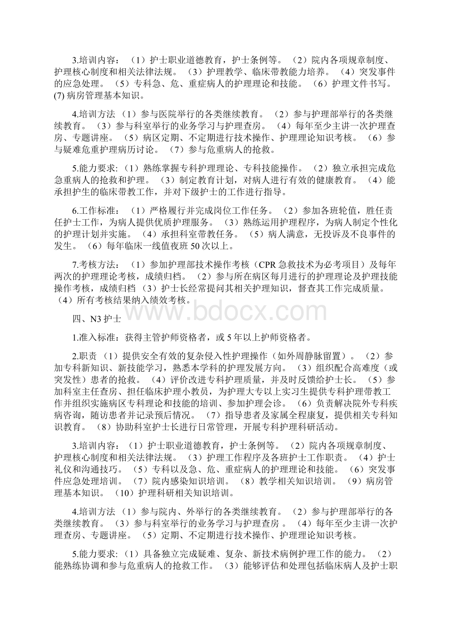 各能级护士管理制度.docx_第3页