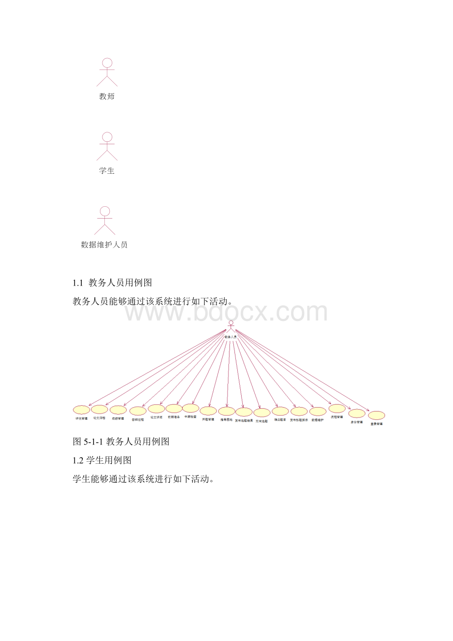 统一建模语言UML之毕设管理系统.docx_第3页