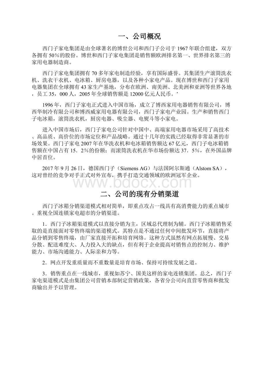 西门子分销渠道管理策划书.docx_第2页