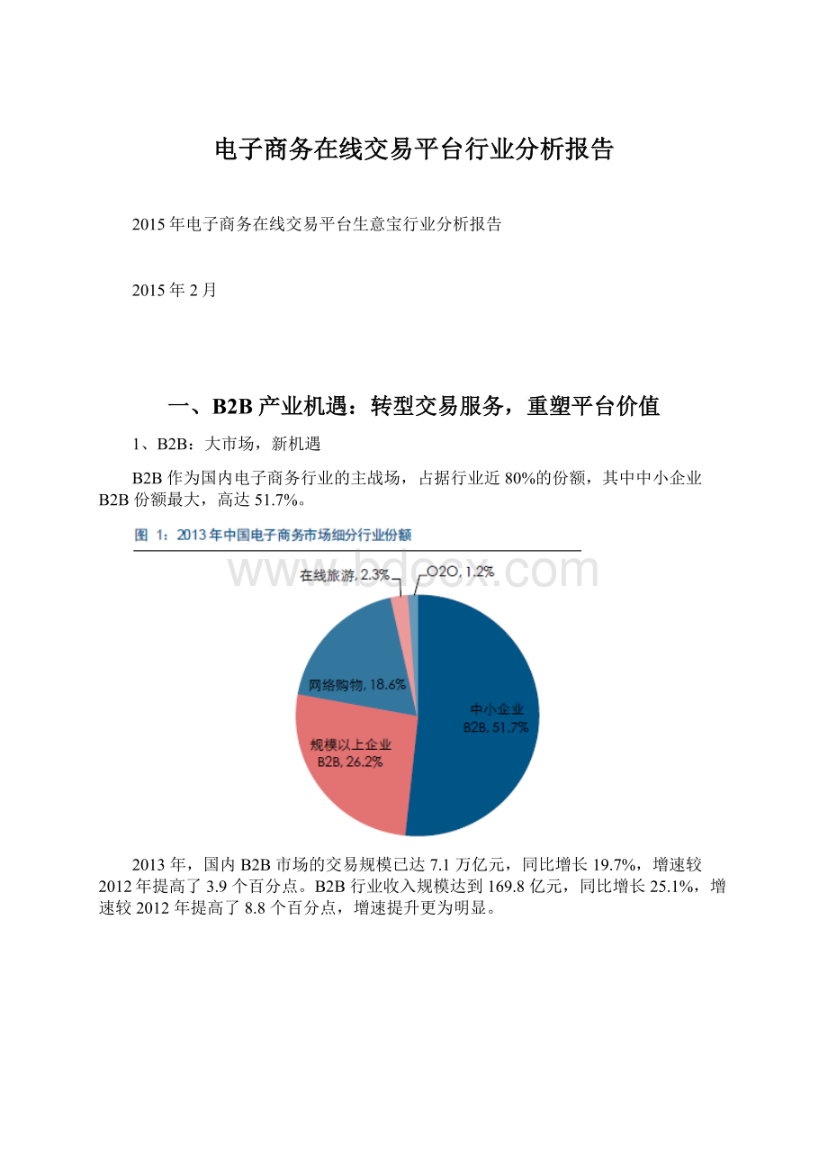 电子商务在线交易平台行业分析报告.docx