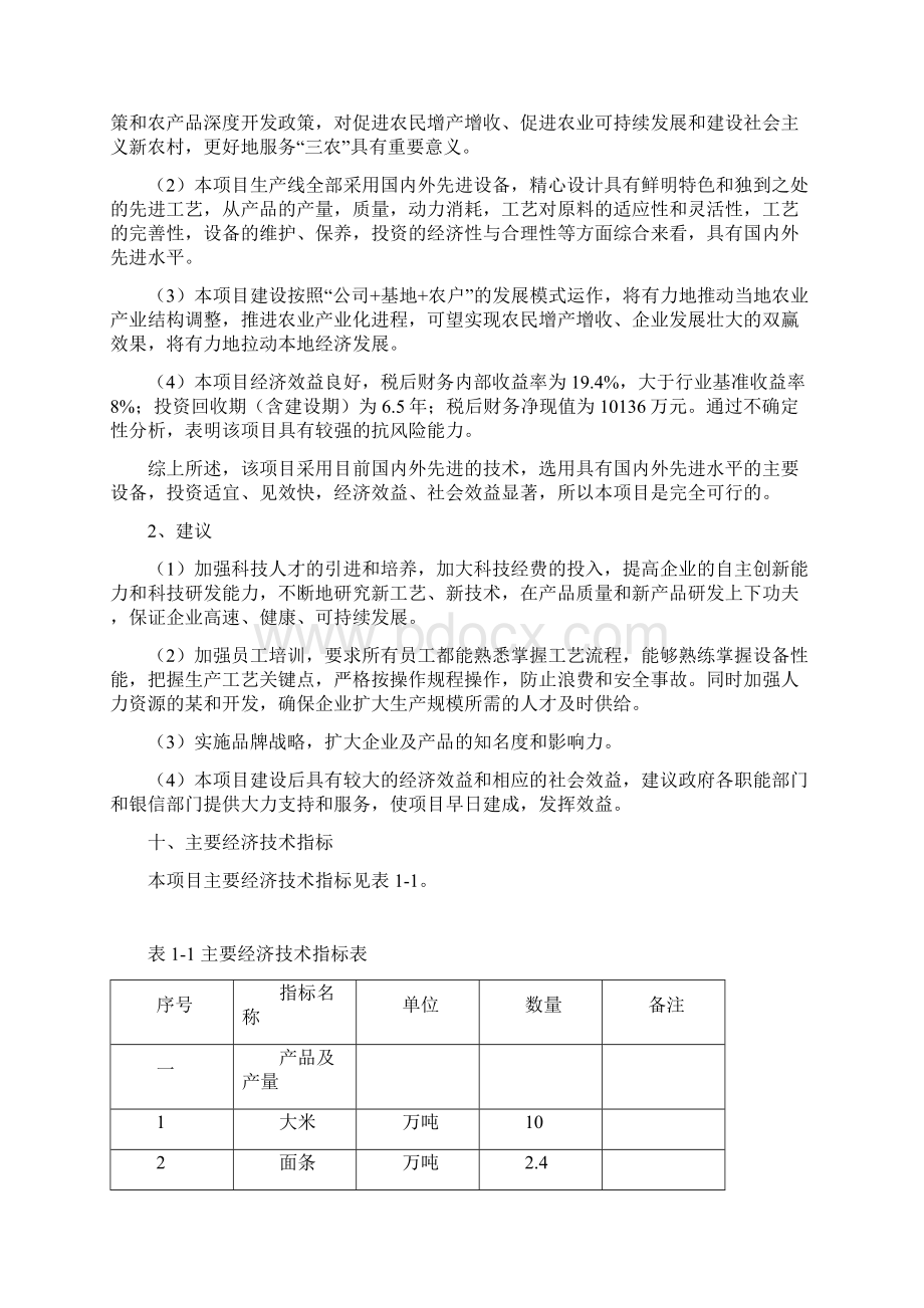 某食品工业城建设项目可行性研究报告大米面条生产项目可研报告优秀报告WORD版本.docx_第3页