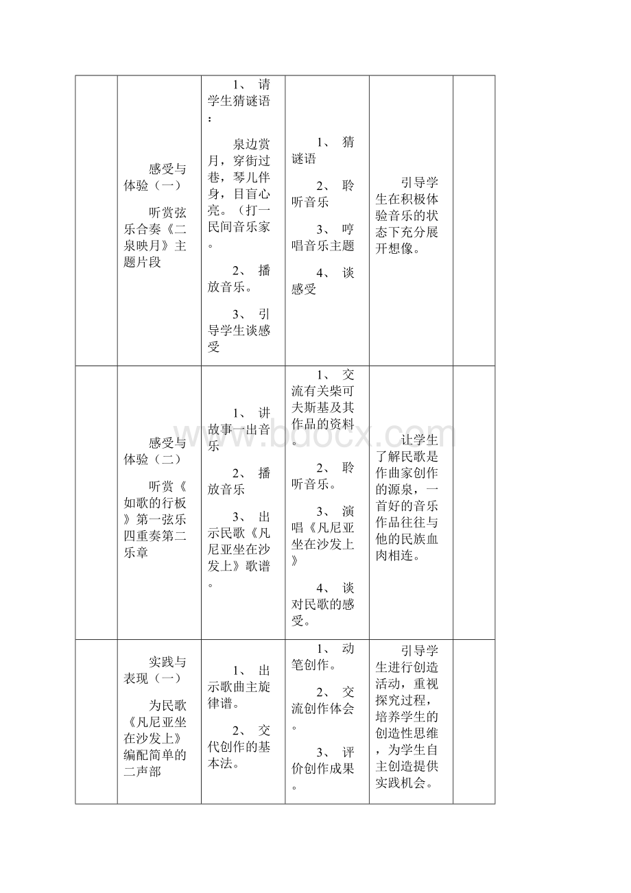 初中音乐九年级全套教案.docx_第3页