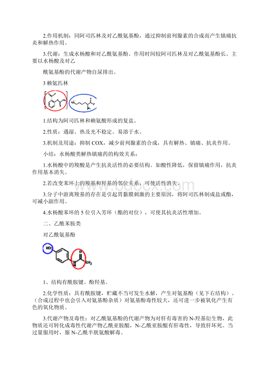 解热镇痛非甾体抗炎抗痛风药.docx_第2页