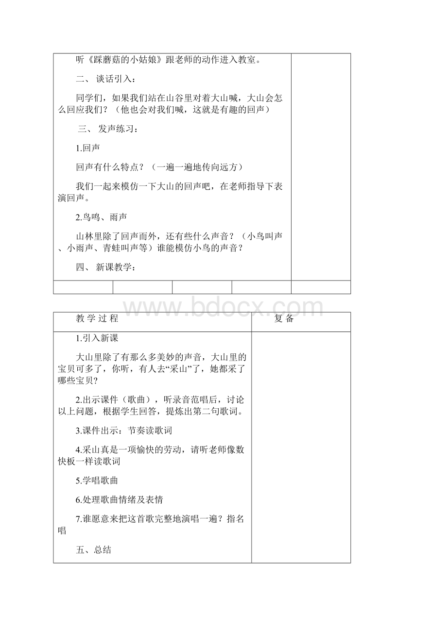 人教版小学三年级下册音乐单元教案.docx_第3页