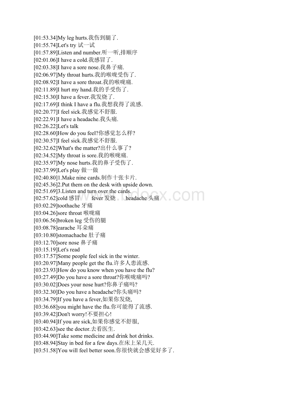 小学英语六年级下册unit2课文.docx_第2页