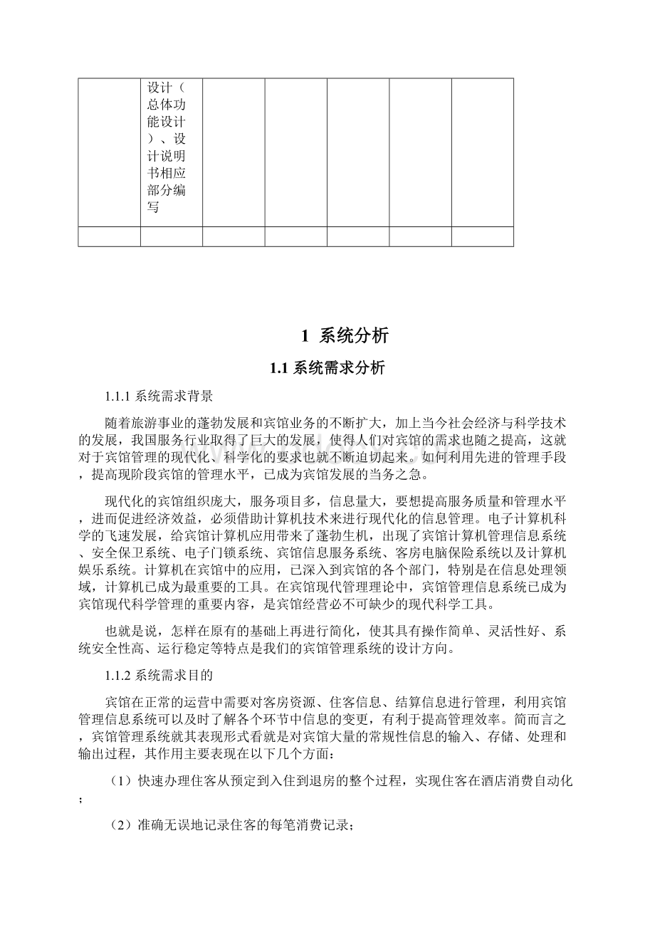 信息系统开发技术课程设计JSP宾馆管理系统.docx_第3页