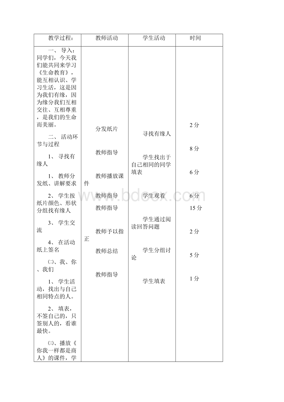 地方课生命教育七年级上册.docx_第2页