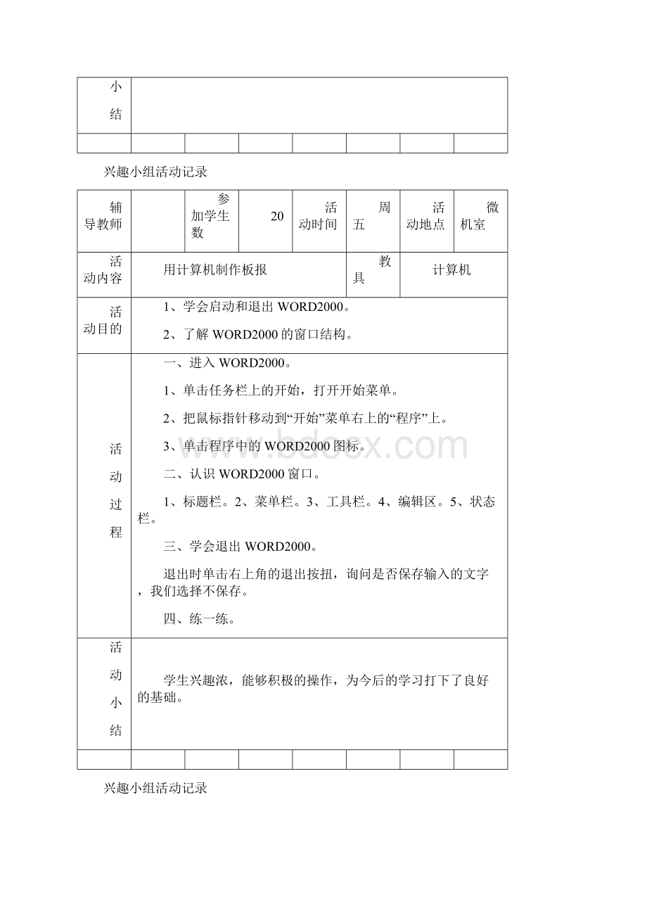 信息技术兴趣小组活动记录.docx_第3页