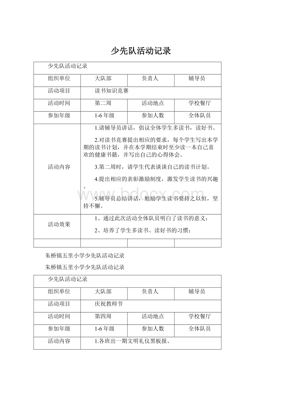 少先队活动记录.docx_第1页