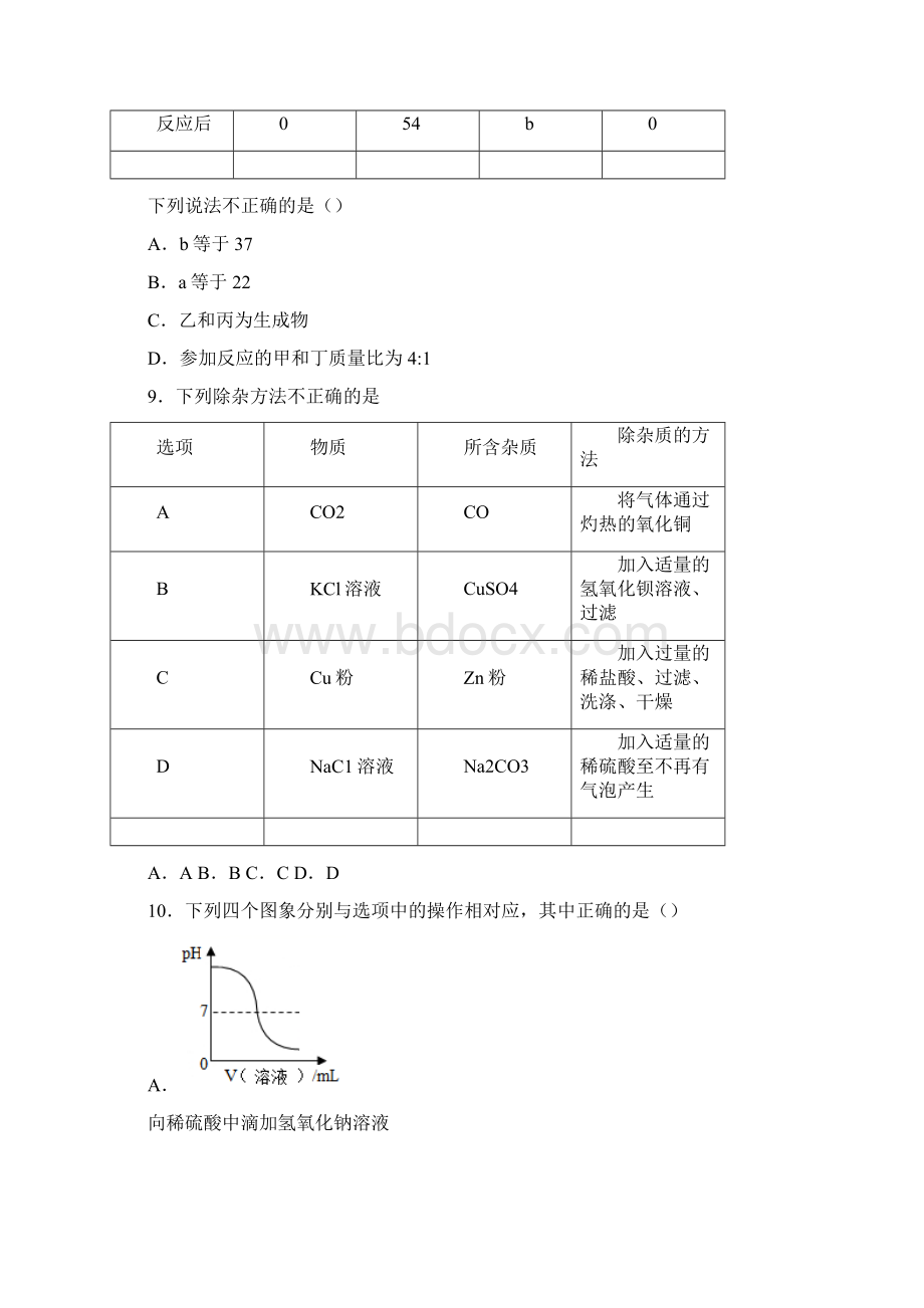 江苏省徐州市中考三模化学试题 1 答案和解析.docx_第3页