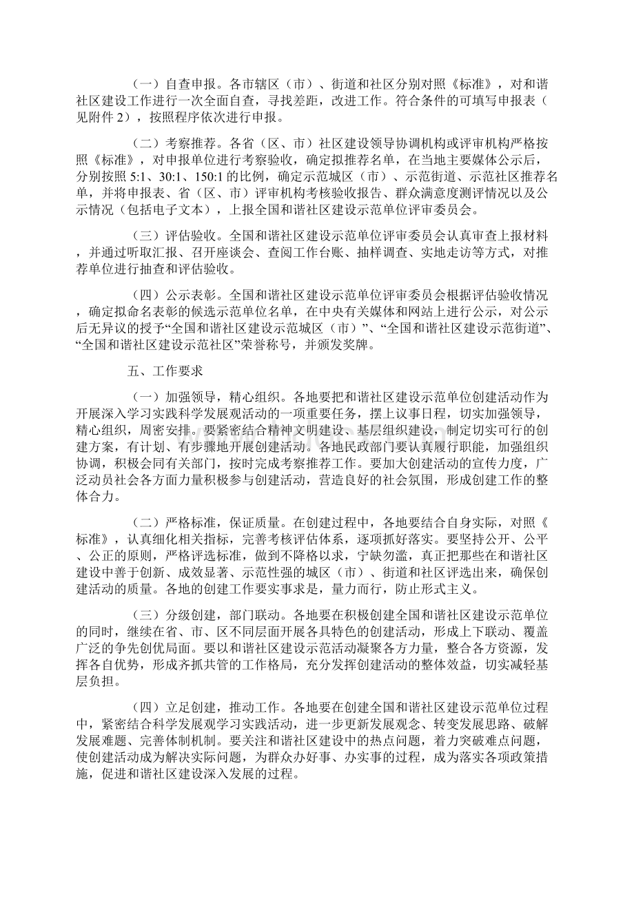 全国和谐社区建设示范单位指导标准.docx_第2页