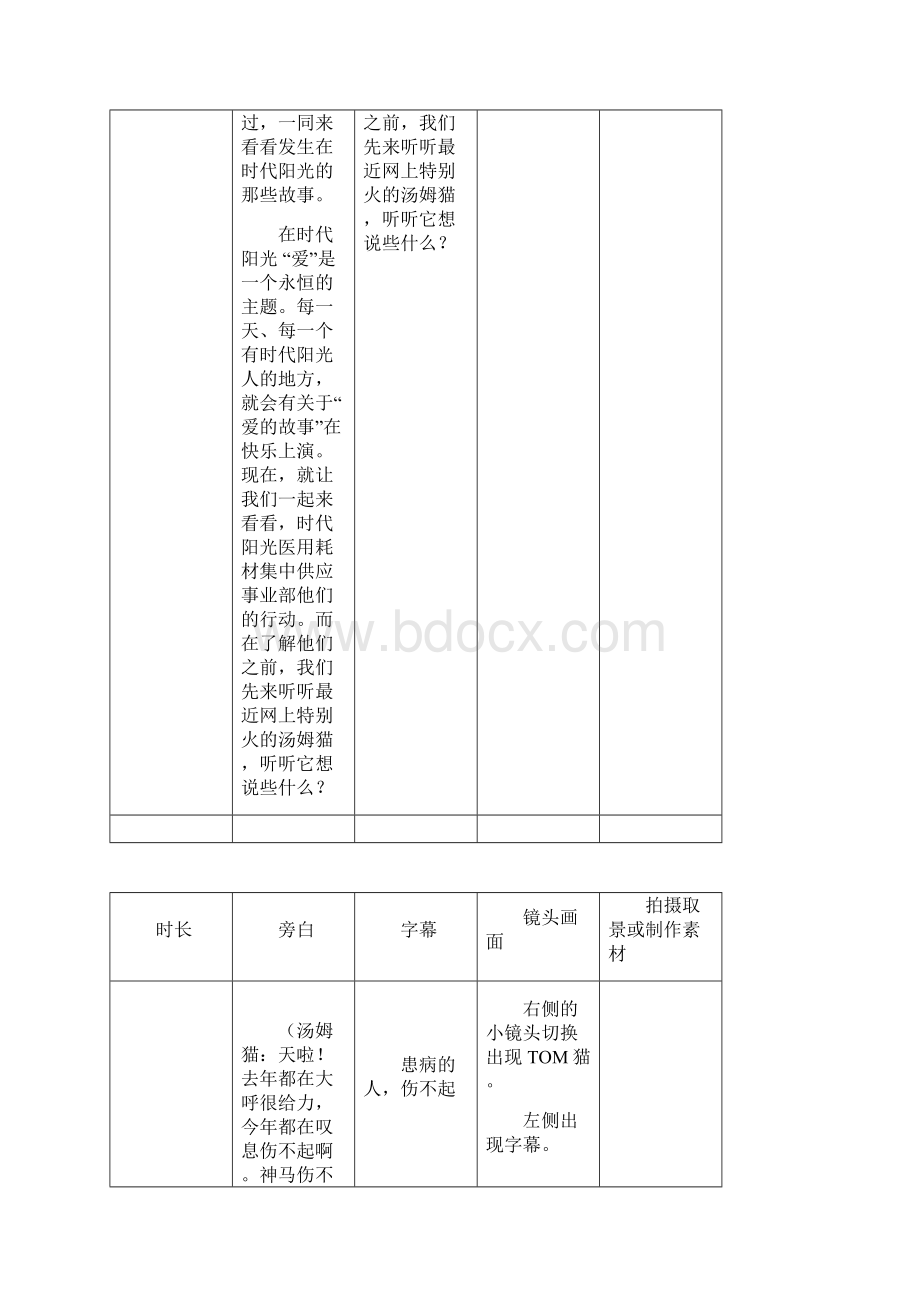 时代阳光宣传片脚本712.docx_第2页