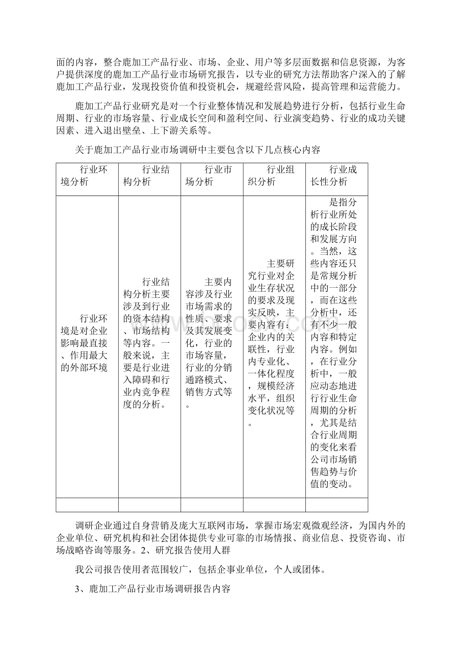 中国鹿加工产品市场发展态势及未来五年发展商机研究报告.docx_第2页