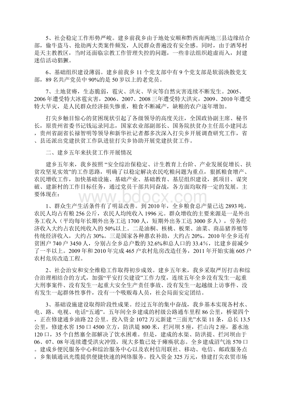 打尖乡扶贫工作情况汇报省长.docx_第2页