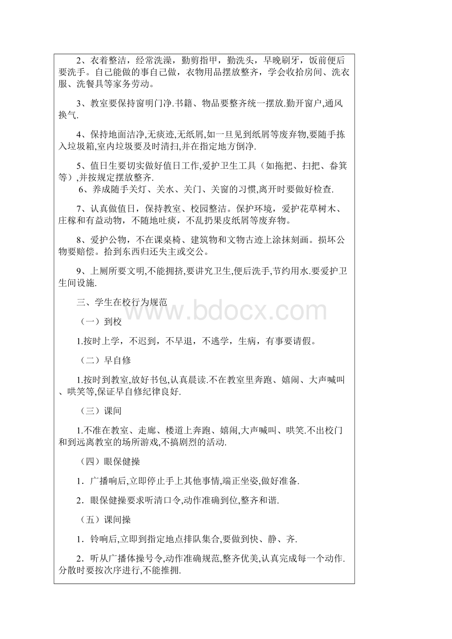 最新小学日常行为规范评分标准.docx_第3页