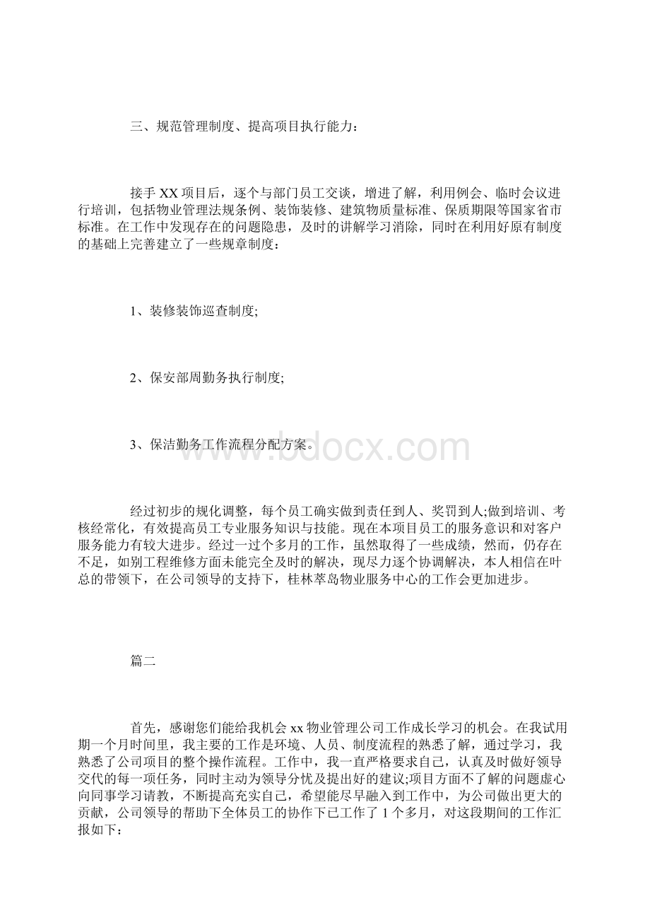 项目经理试用期工作总结三篇.docx_第2页