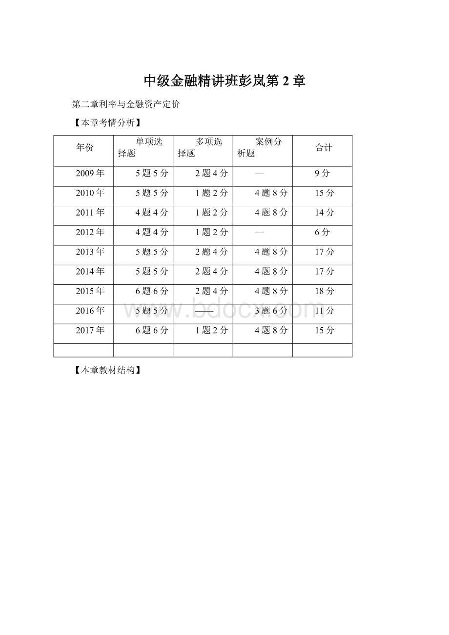 中级金融精讲班彭岚第2章.docx