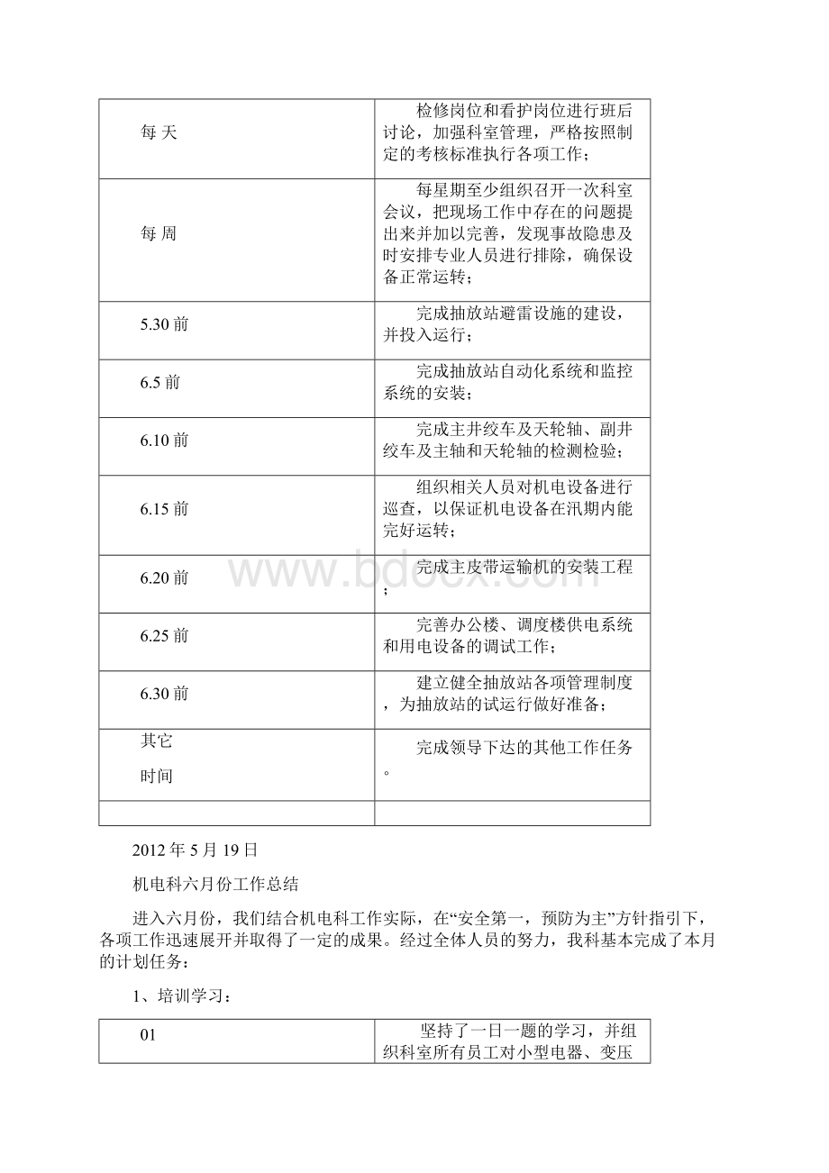 煤矿机电总结计划.docx_第2页