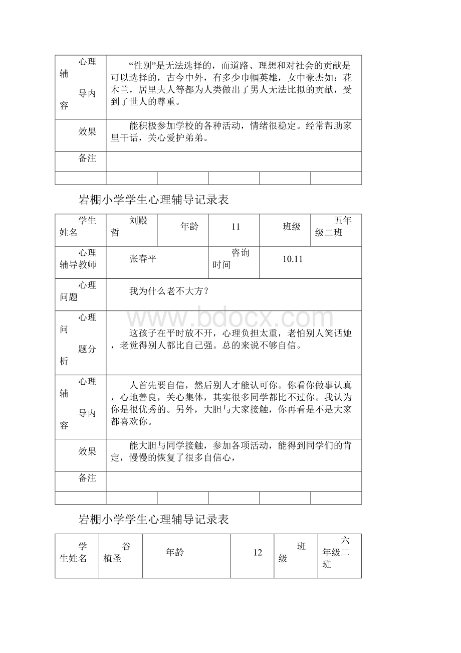 完整word版学生心理辅导记录表.docx_第2页