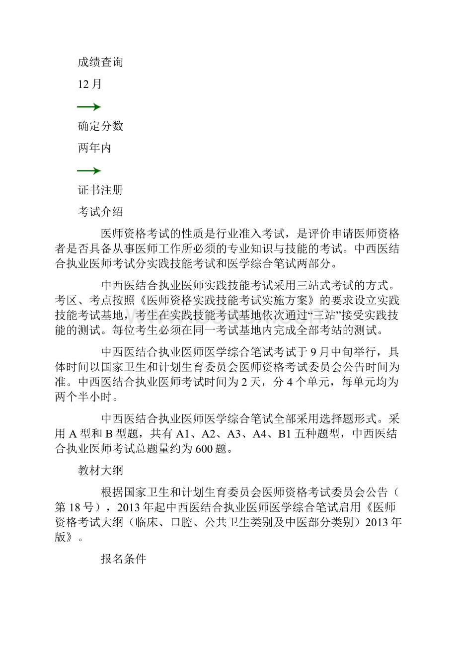 中西医执业医师成绩查询时间与方式.docx_第2页