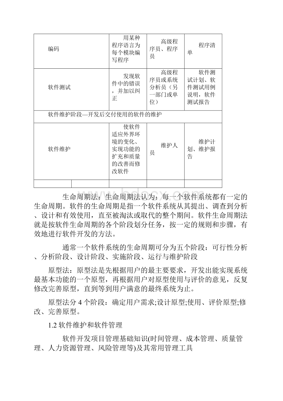 软件工程知识软考备考要点汇总.docx_第3页