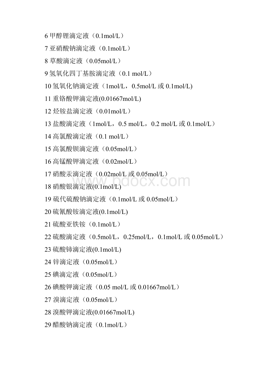 常用标准溶液的配置与标定操作规程汇总版本28页文档资料.docx_第2页