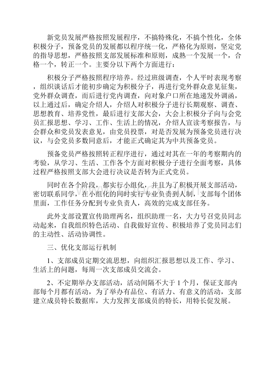 特色学生党支部建设报告书通信07支部终.docx_第3页