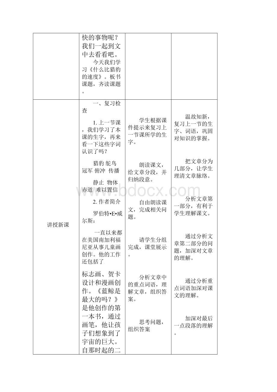 《什么比猎豹的速度更快》公开课教案优秀教学设计2.docx_第3页