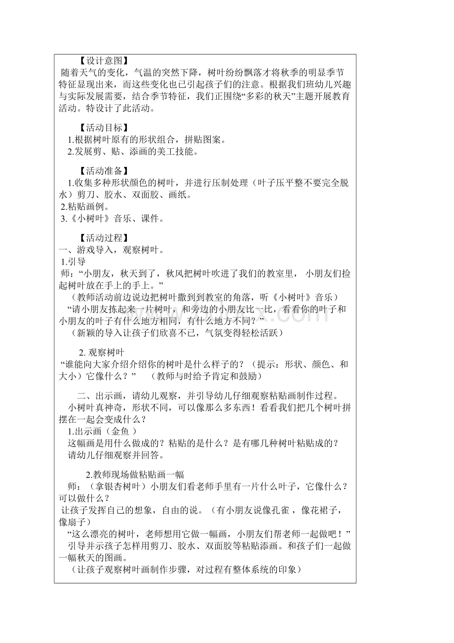 幼儿园大班美术教学案十二篇.docx_第2页