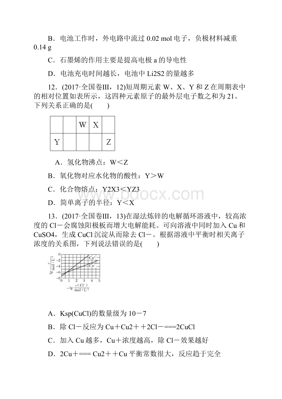 化学高考真题全国Ⅲ卷精校解析版.docx_第3页