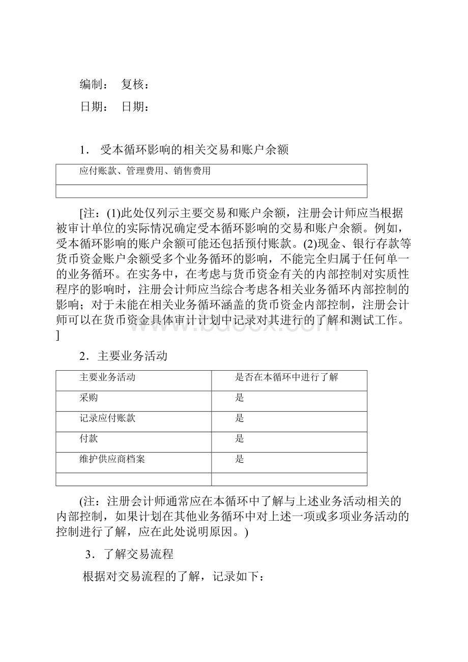 1采购与付款循环业务流程层面了解和评价内部控制.docx_第3页