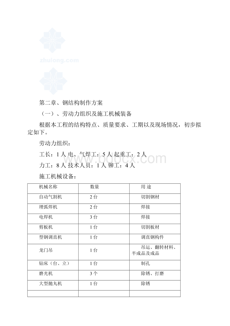 某医院综合楼钢结构施工方案.docx_第3页