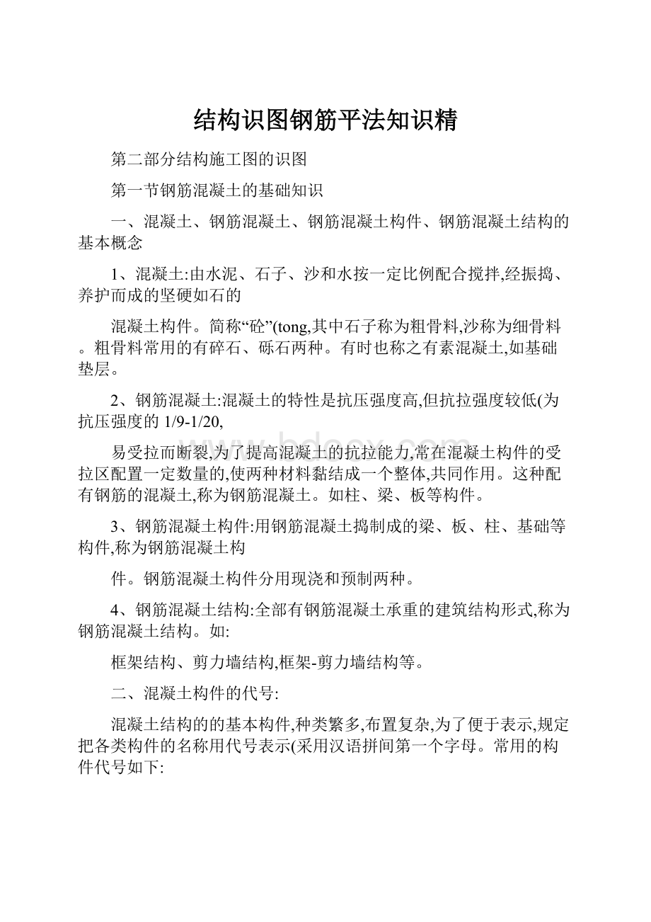 结构识图钢筋平法知识精.docx