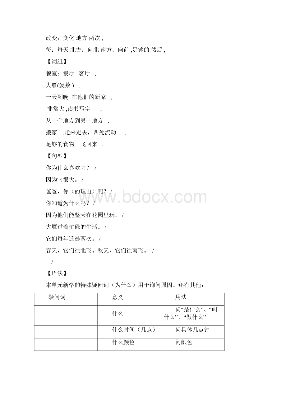 牛津英语深圳版五年级下各单元复习单词词组句型练习.docx_第3页