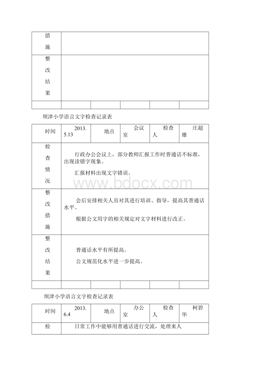 语言文字工作检查记录.docx_第2页