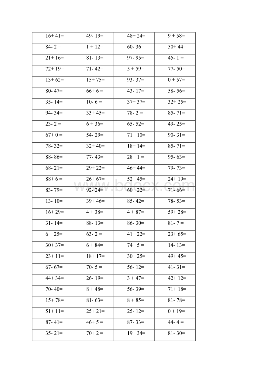 小学一年级口算题含答案.docx_第2页