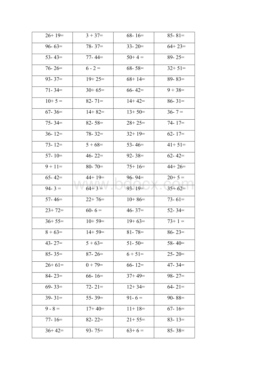 小学一年级口算题含答案.docx_第3页