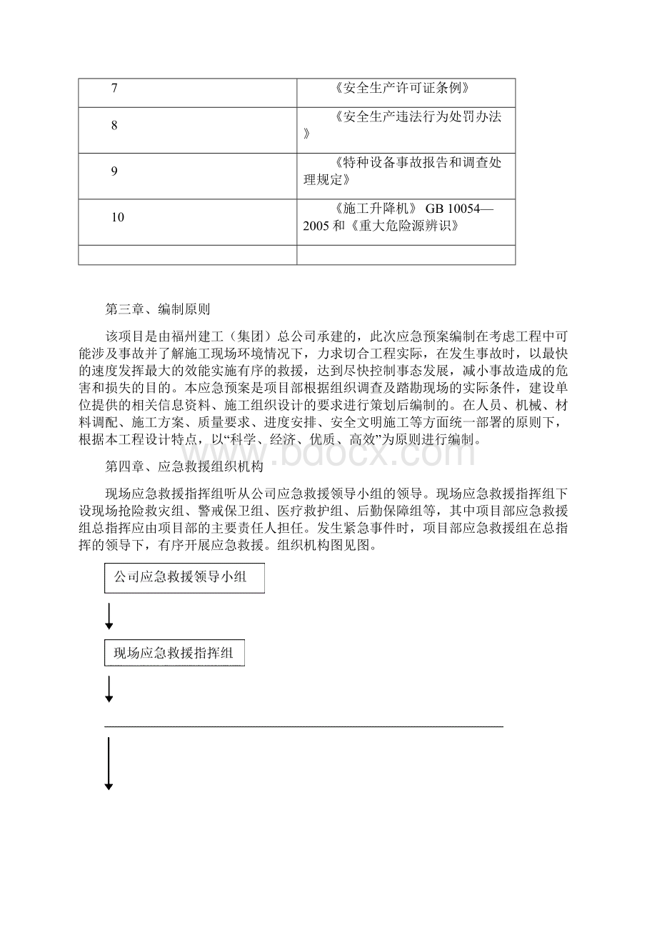 建筑起重机械施工升降机生产安全事故应急处理预案.docx_第2页