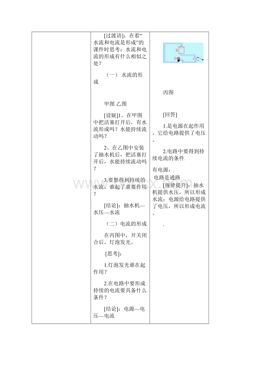 部编人教版九年级物理上册 教学设计161 电 压.docx_第3页