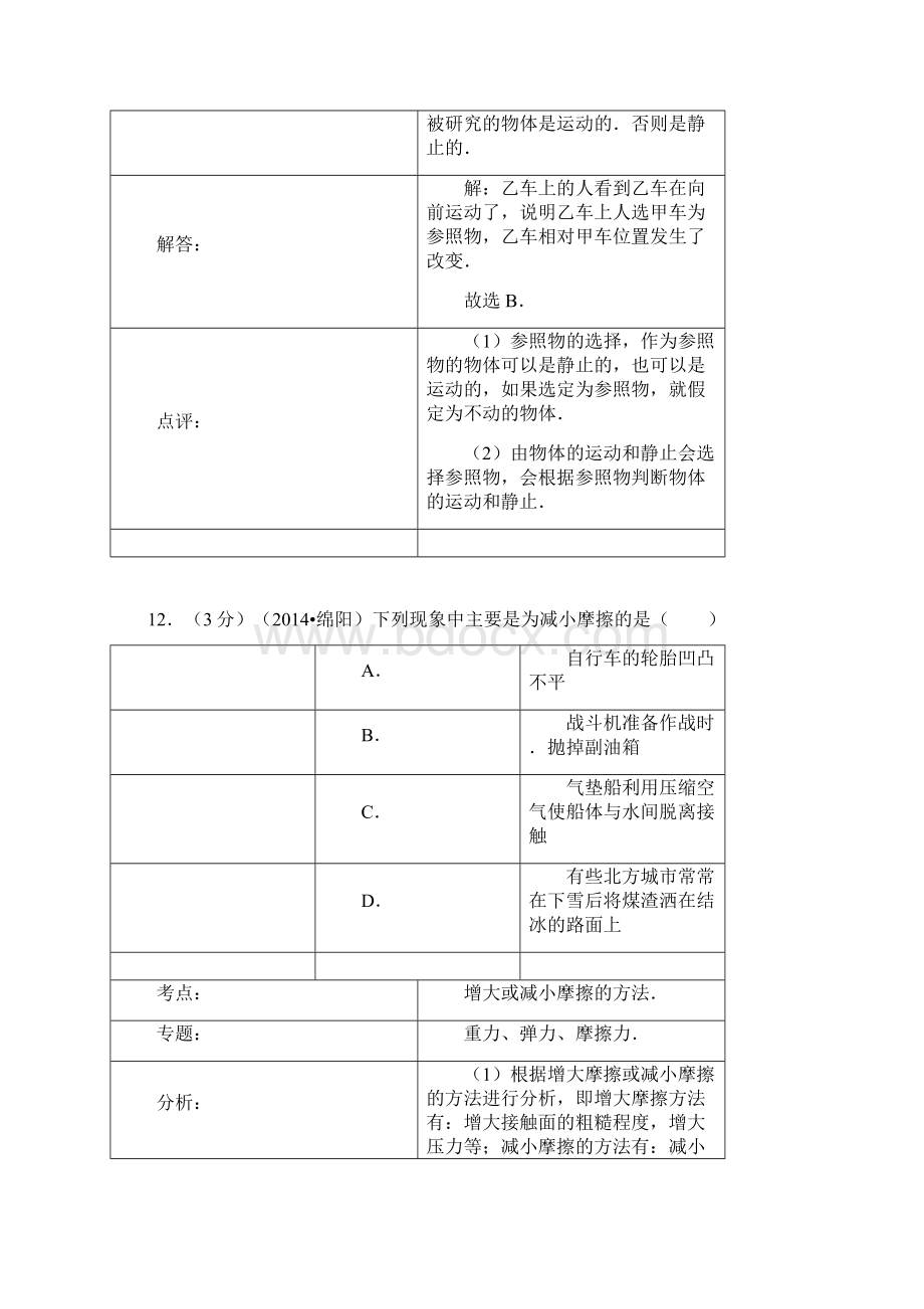 四川省绵阳市中考科学物理部分真题试题解析版.docx_第2页