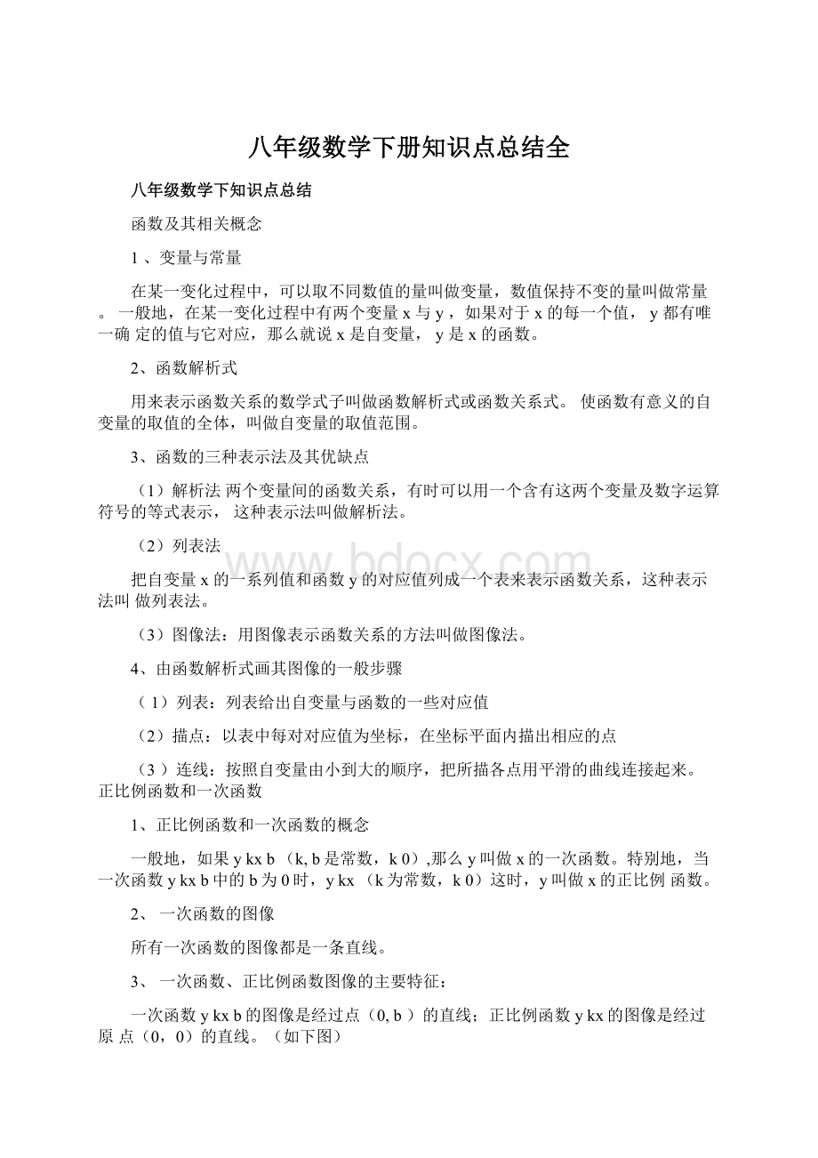 八年级数学下册知识点总结全.docx_第1页